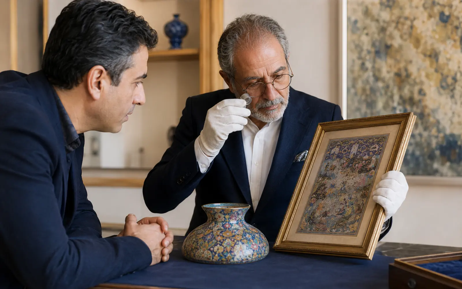 بررسی اثر توسط کارشناس اصالتسنجی